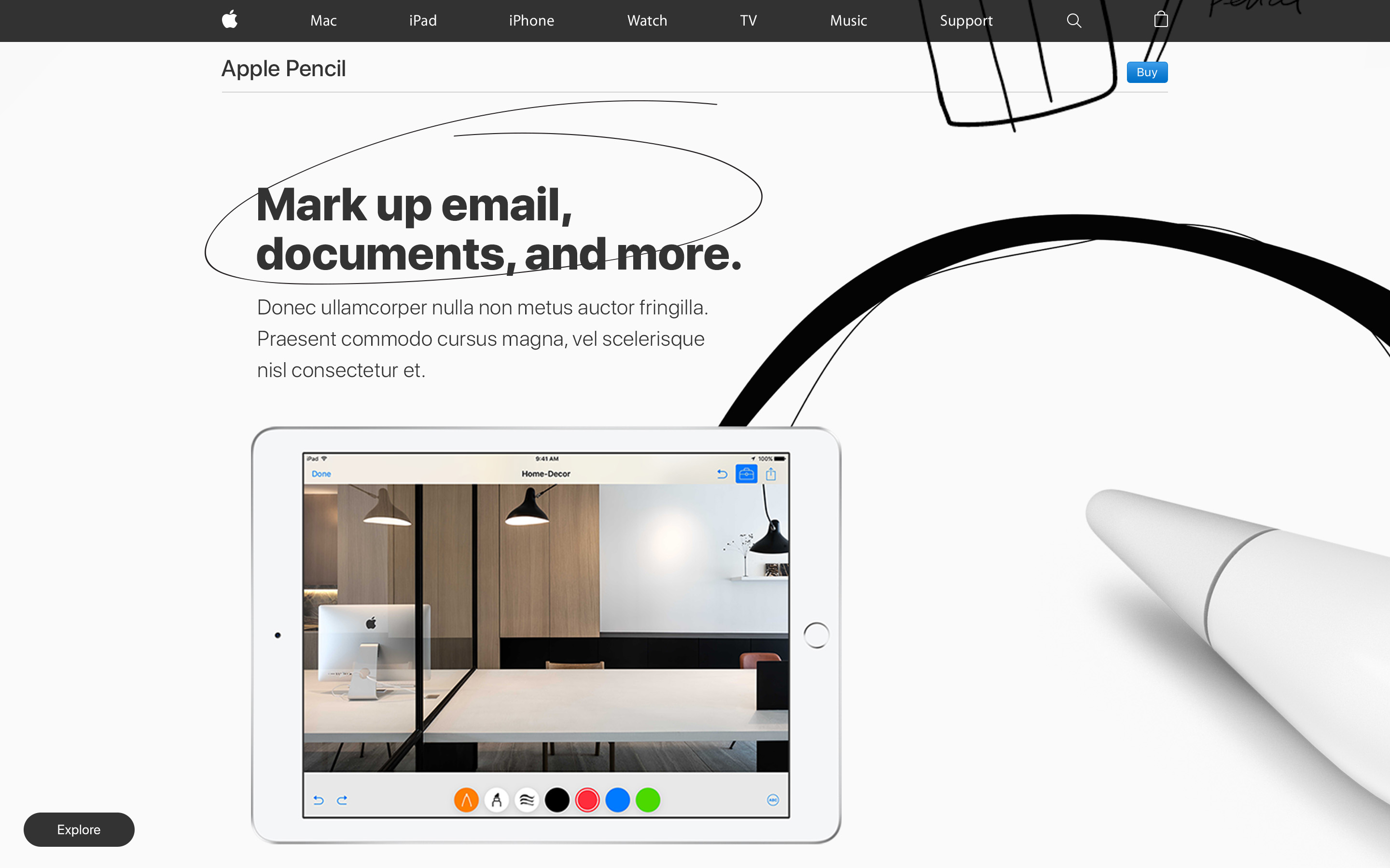 Apple Pencil canvas 2